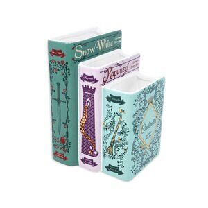 Triple Book Vase, Grimm's Fairy Tales